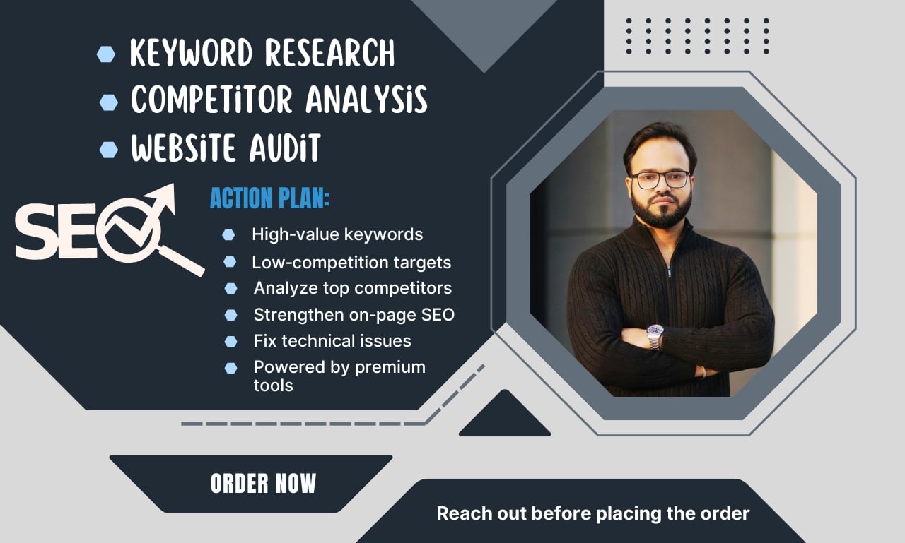 I will do Professional Keyword Research Competitor An...