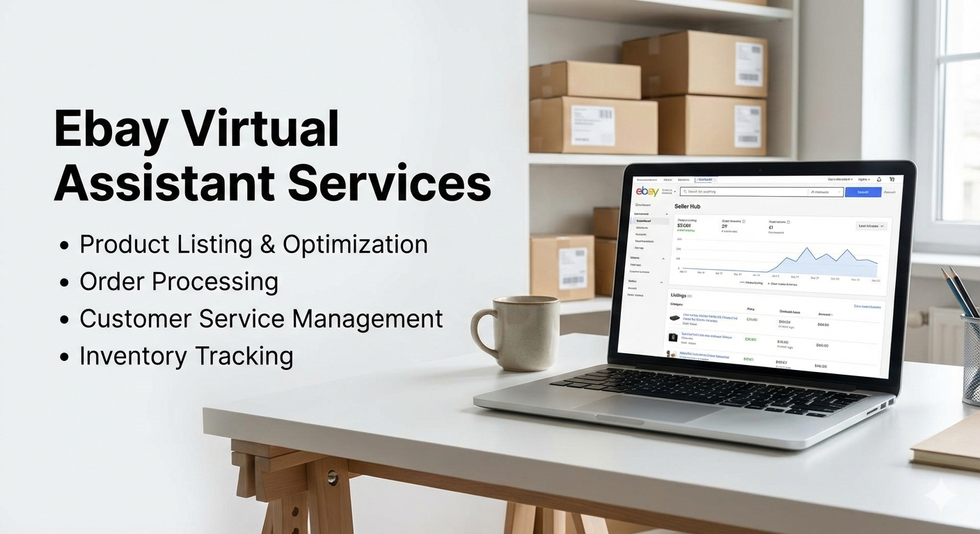 I Will Be Your Professional eBay Virtual Assistant for Store Management