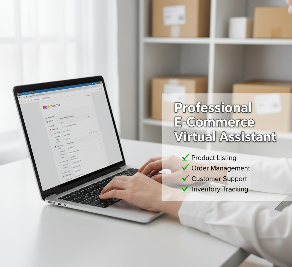 I Will Be Your Professional eBay Virtual Assistant for Store Management