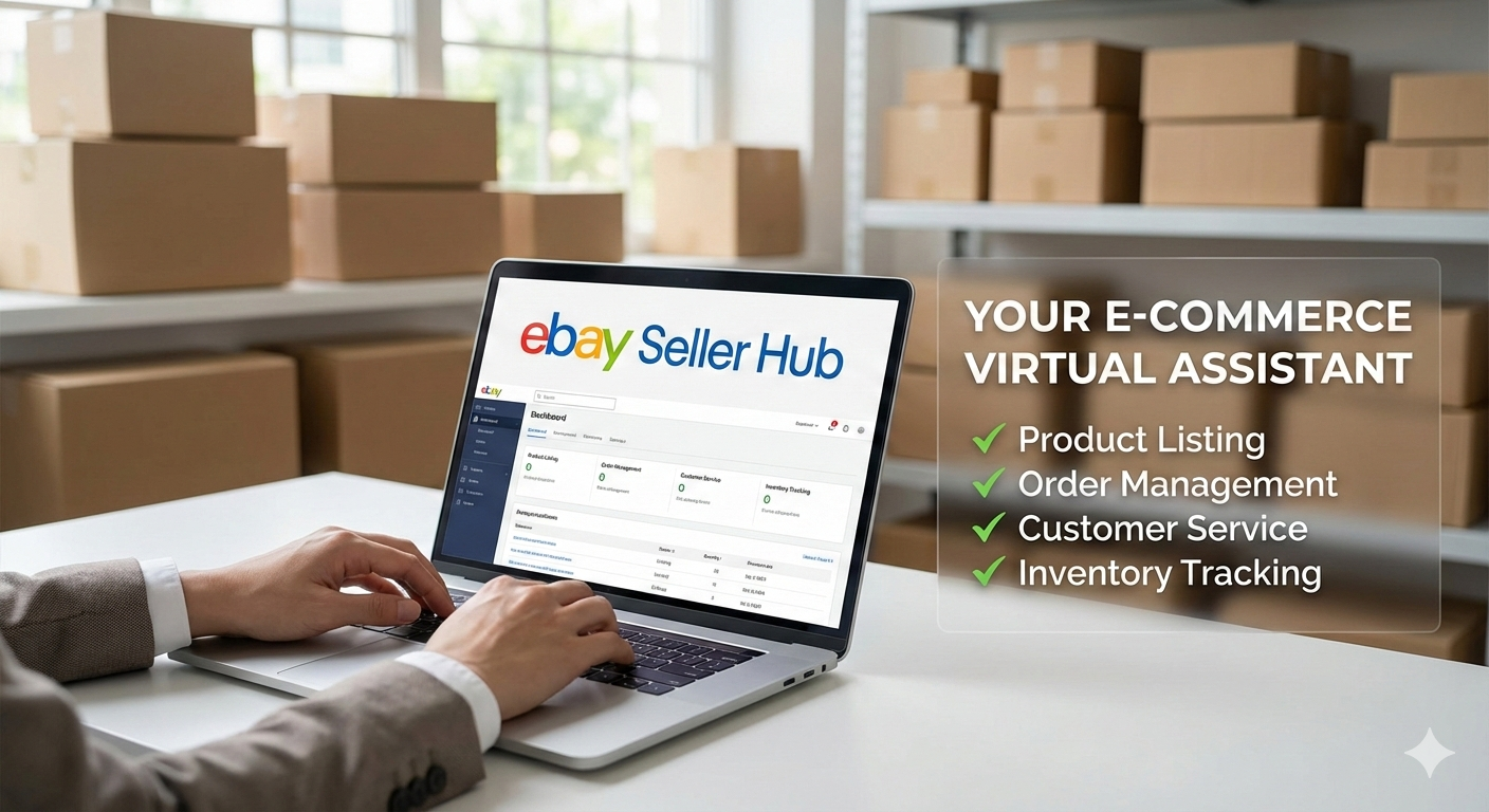 I Will Be Your Professional eBay Virtual Assistant for Store Management