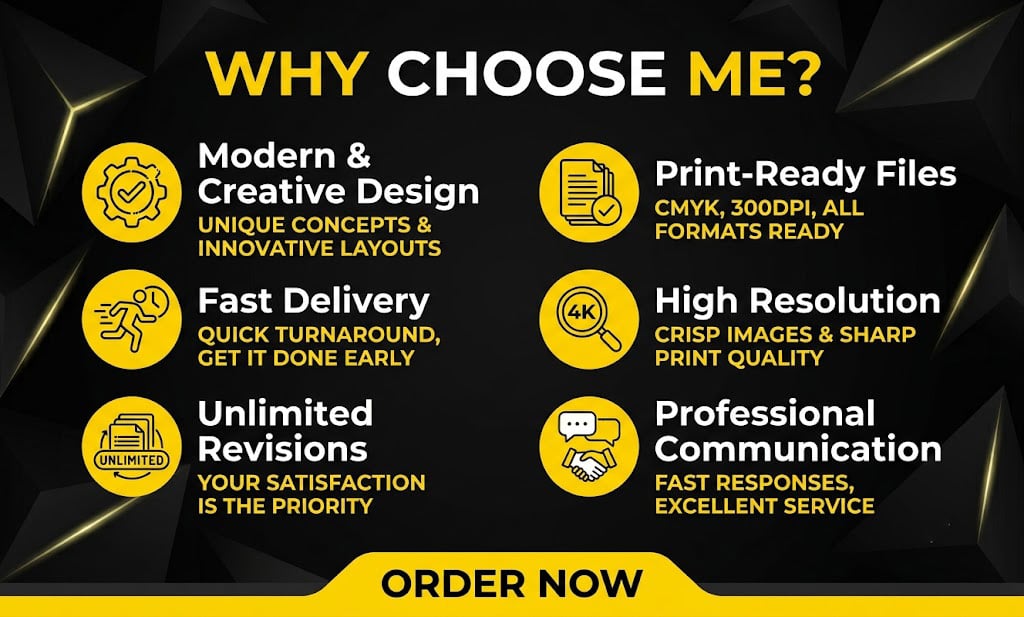 I will design professional flyer, poster or brochure