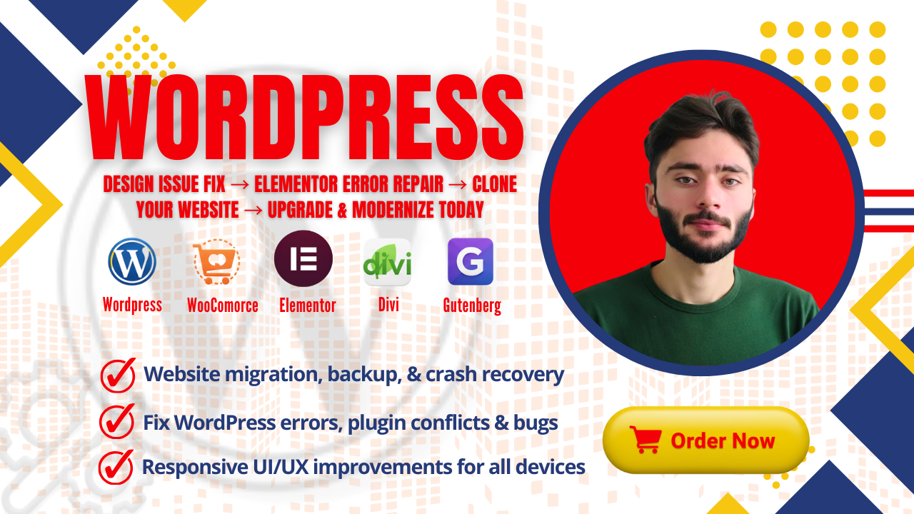 I will fix small WordPress errors, bugs, and issues fast