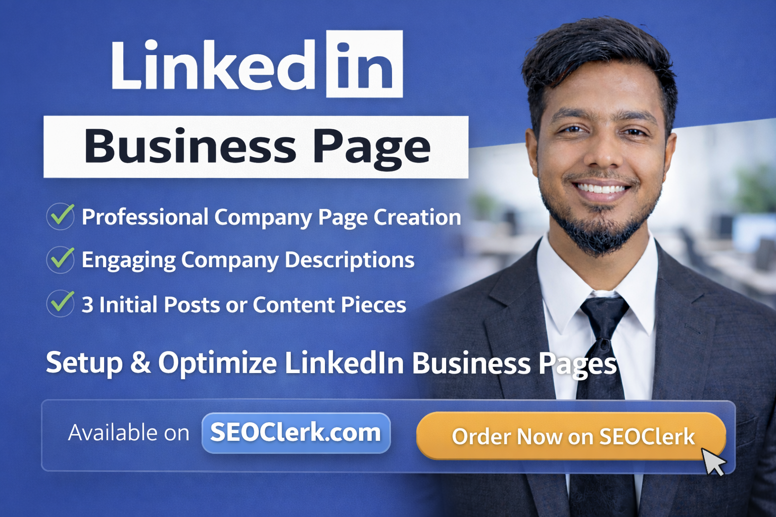 I Will Create and Optimize a Professional LinkedIn Business Page + Manage It 