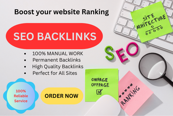 I will create 100 high authority manual white hat seo profile backlinks, linkbuilding