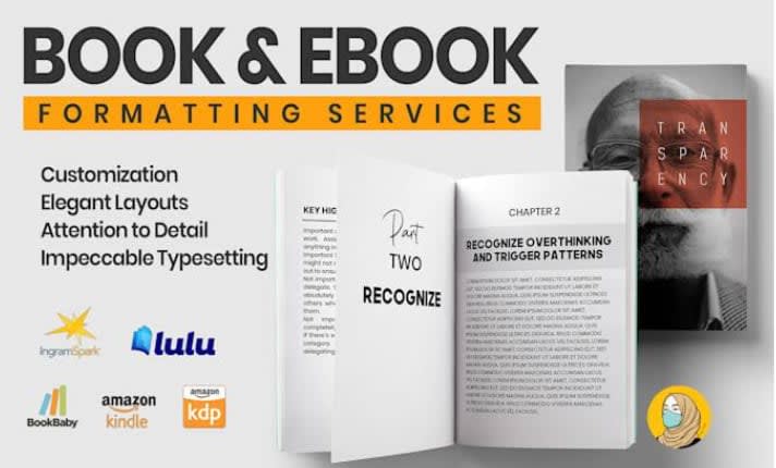 I will convert your messy manuscript into professional looking,publish ready,clean book.