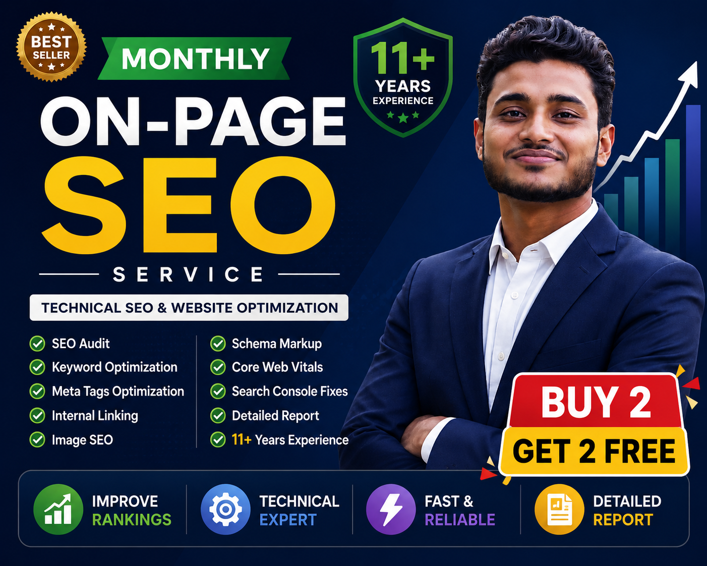 Monthly SEO for Your Business Website Boost Ranking, Traffic & Sales complete package 