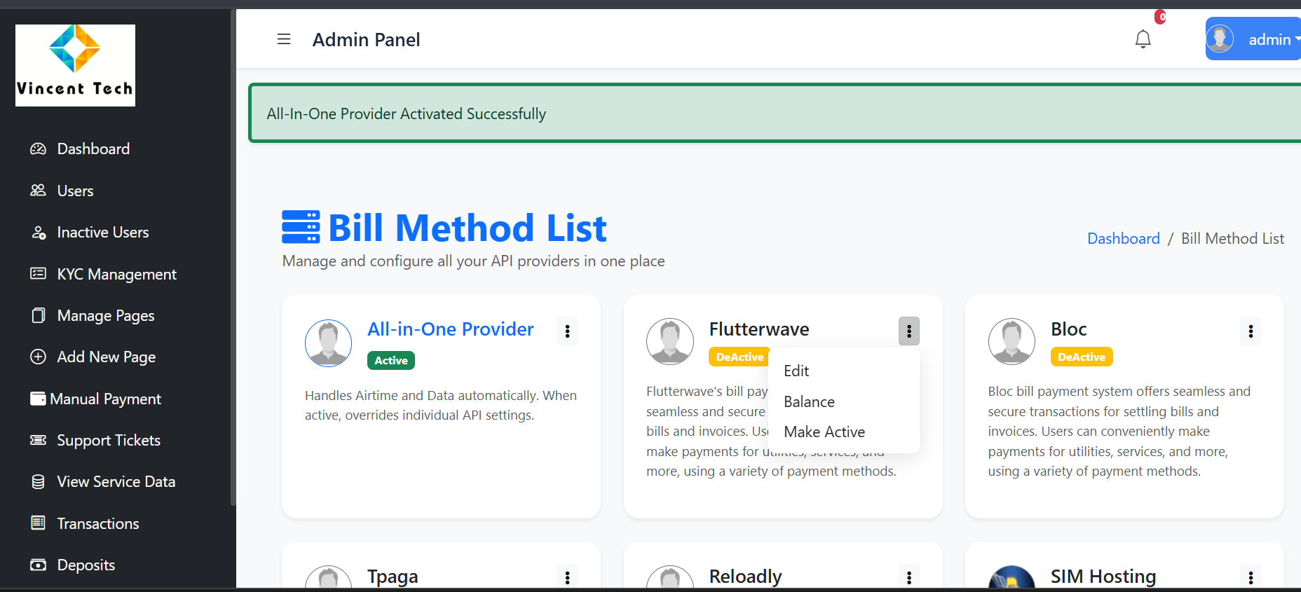 ZodeBill &ndash; VTU & Bills Payment Web App (Airtime, Data, Electricity, Cable TV, Wallet & API)