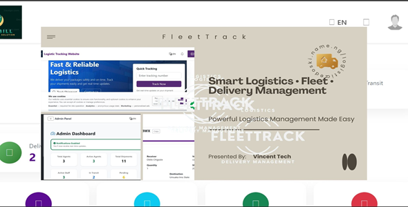 All-in-one Laravel logistics solution with dashboards for Admin, Dispatcher, Agent, Finance & Wareho