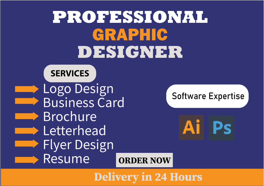 I Will Design Stunning Logo and Print Materials Using Adobe Illustrator & Photoshop