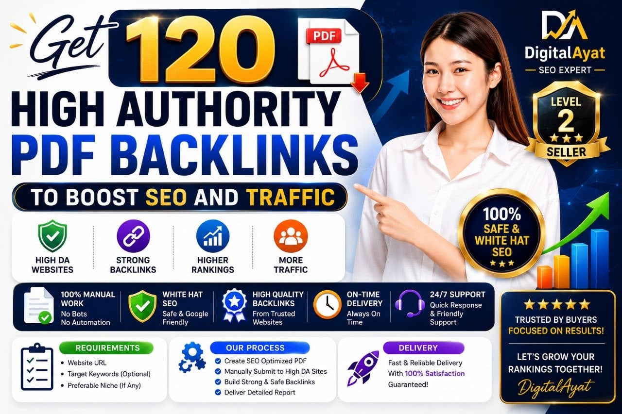 Get 120 High Authority Portable Document Format Backlink to Boost SEO and Traffic