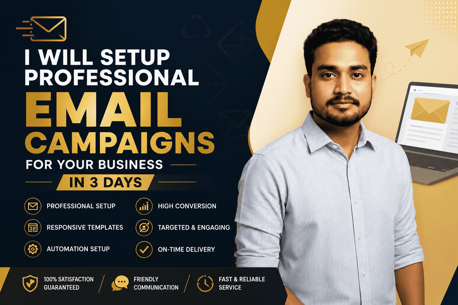 I will setup professional email campaigns for your business