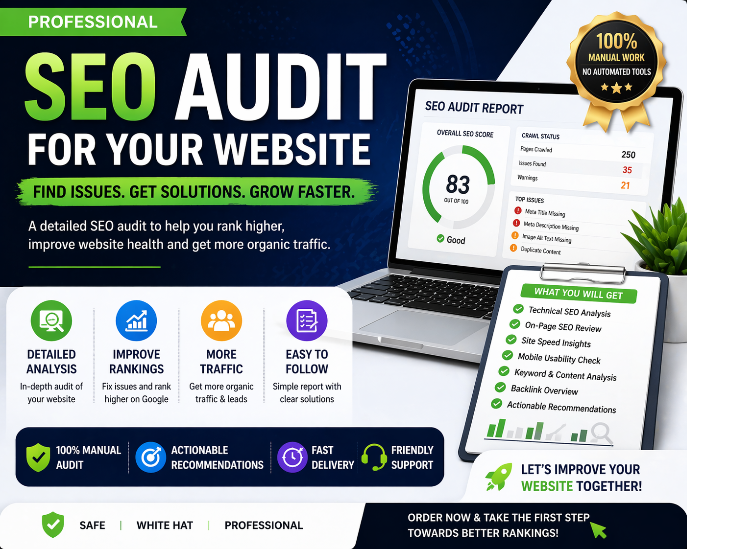 Professional SEO Audit for Website Ranking & Performance