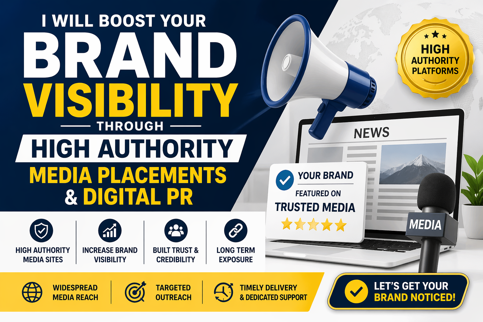 I will amplify brand presence with high authority content distribution and outreach
