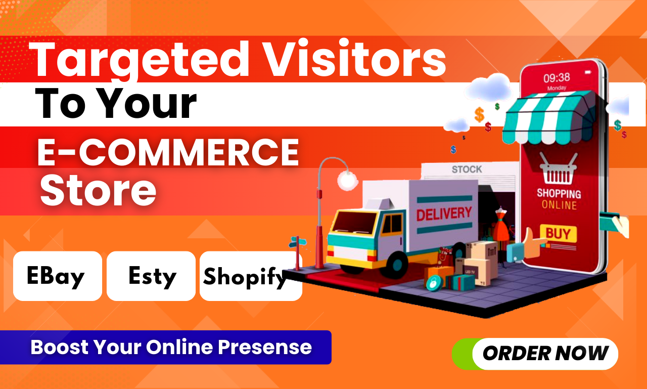20000 targeted traffic for your Shopify Woocommerce E...