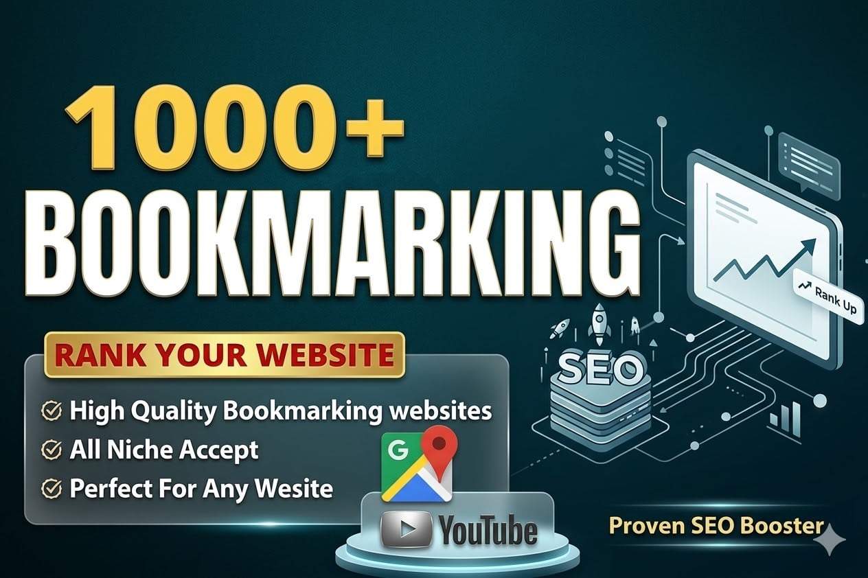 1000+ SEO Bookmarking Backlinks for Better Ranking
