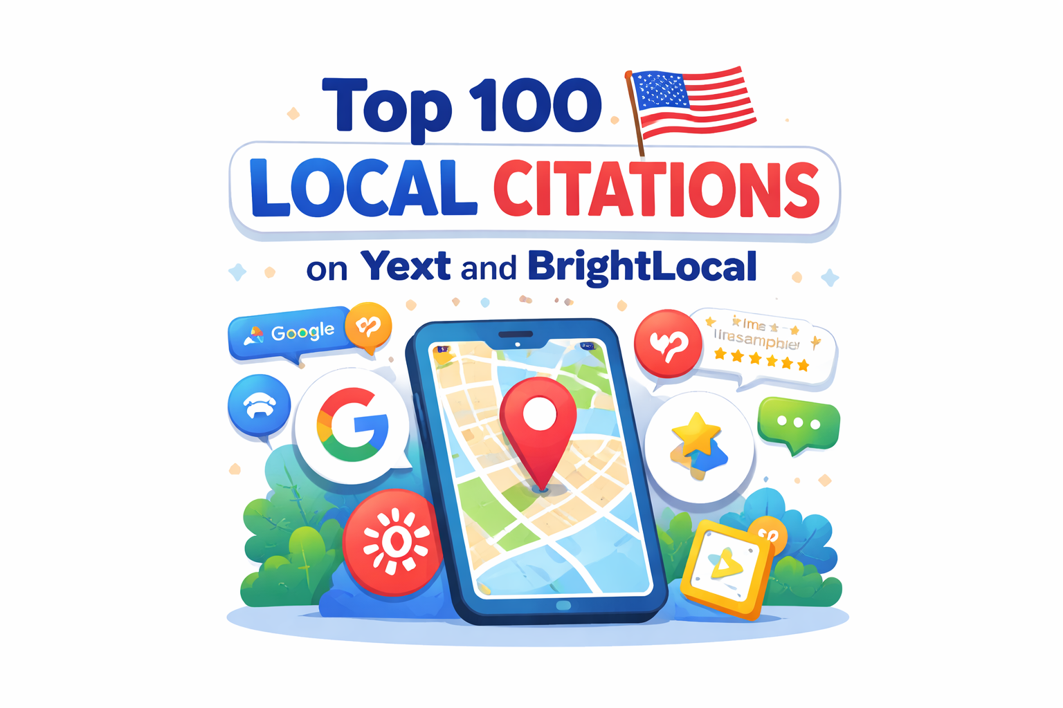Top 100 USA Local Citations on Yext and Brightlocal