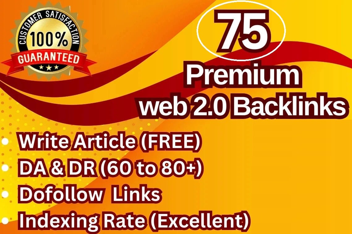 80 Premium Web 2.0 Backlinks to Boost Your SEO & Rankings