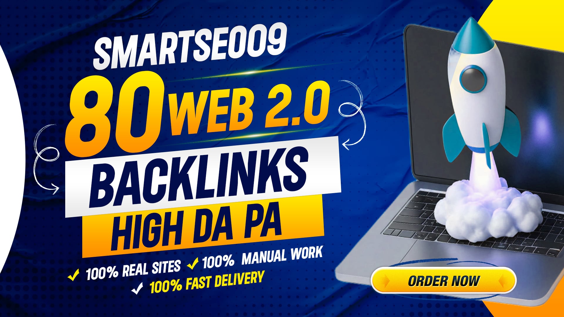 We Provide Manually 80 Web 2.0 Backlinks High DA PA Domains 