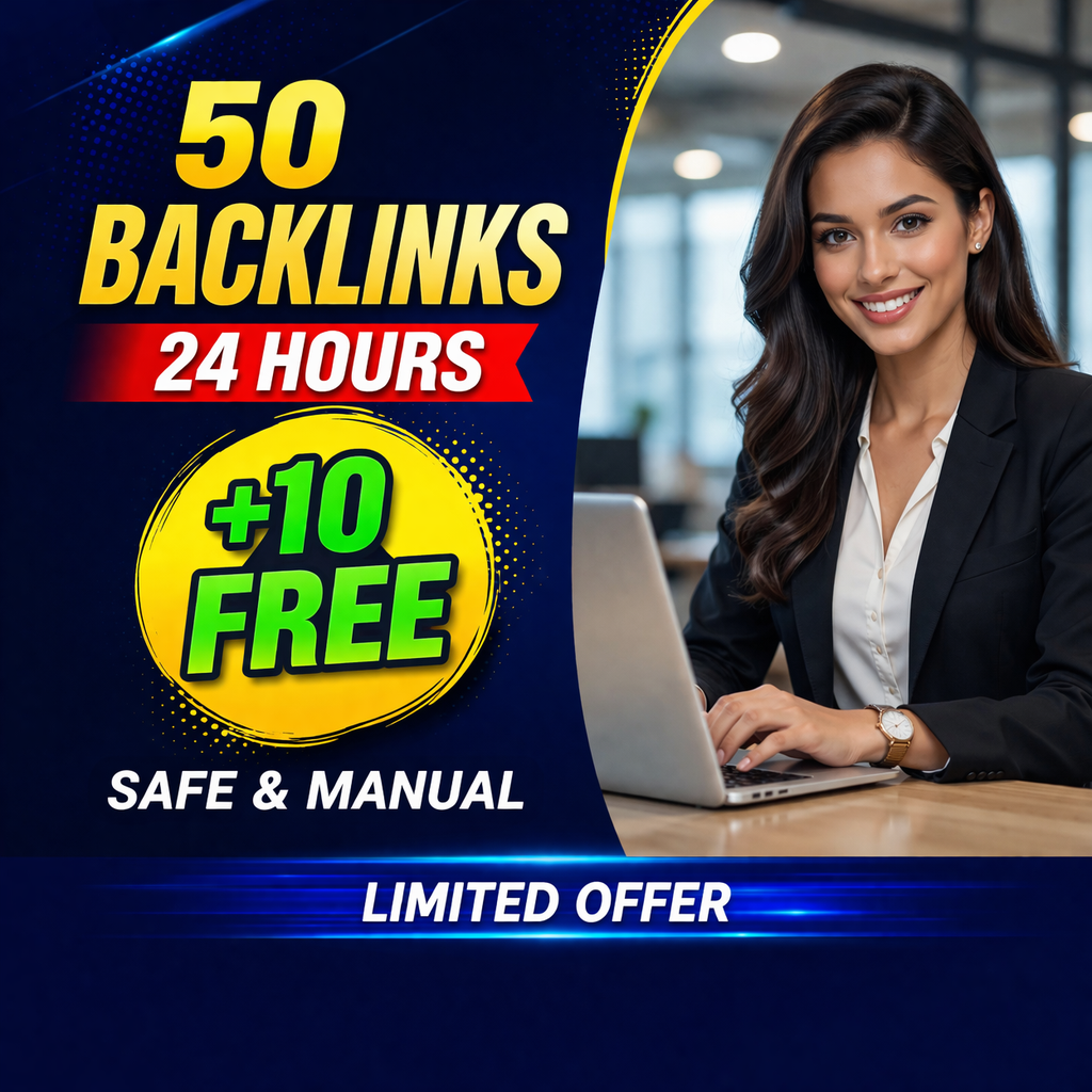 I will create 50 high quality backlinks in 24 hours +...
