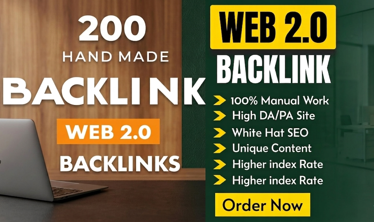 I Will provide High Quality Web 2.0 Backlinks- Affordable SEO Service Image Looking to improve