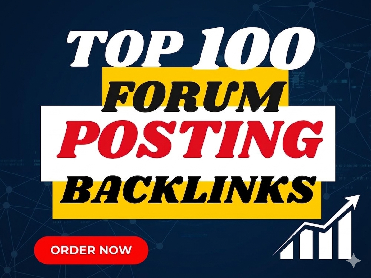 Supercharge Your SEO with 100% Manual Forum Backlinks