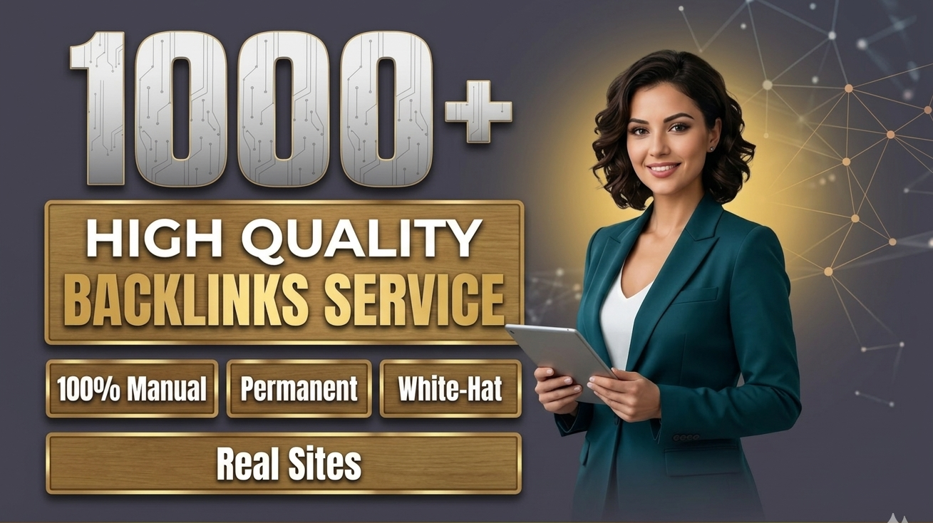 1000 High Quality Backlinks Service with 1000 word co...