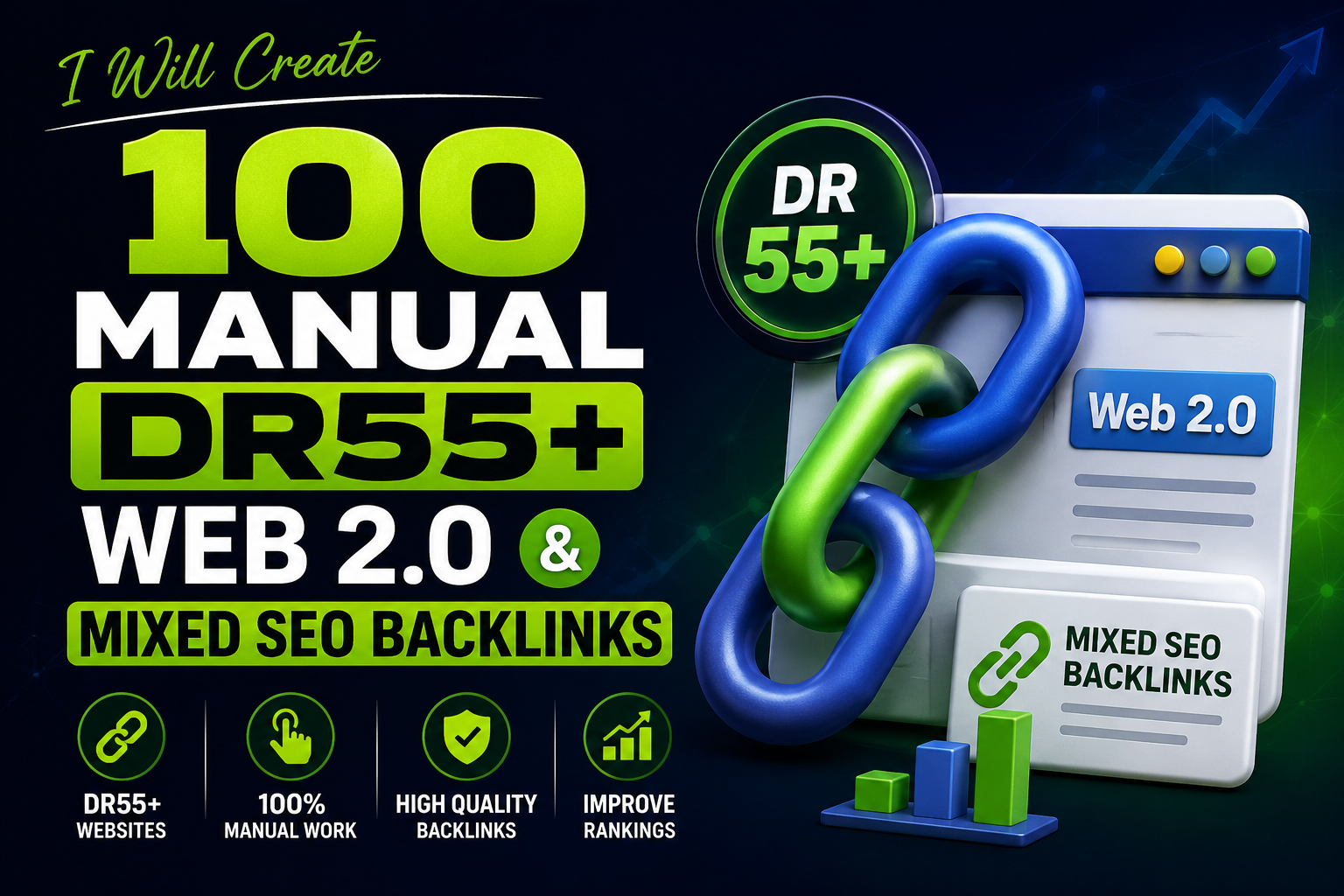 I Will Create 100 Manual DR55+ Web 2.0 and Mixed SEO ...
