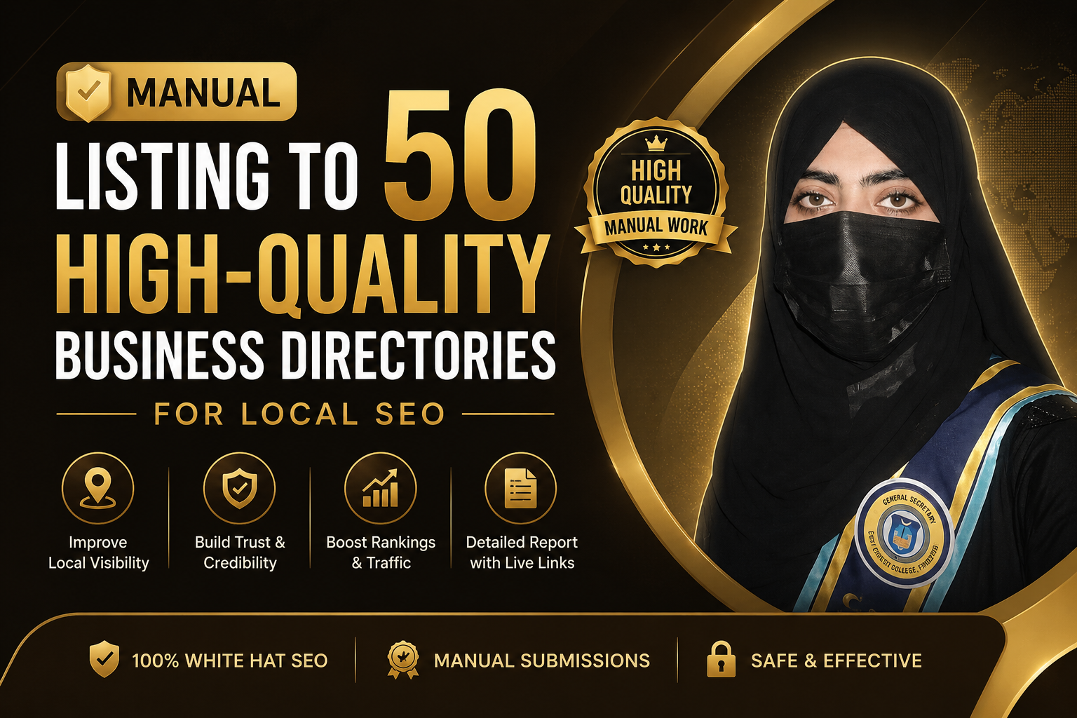 Manually Listing Business to 50 High-Quality Director...
