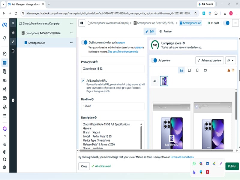 I will setup profitable Meta ads campaign for business