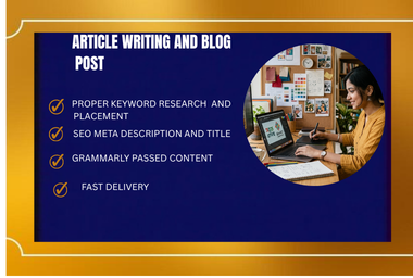  professional seo friendly content Writing plagiarism free and High-Quality Articles 