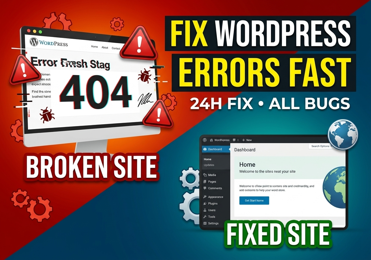 I will fix any WordPress bug, error, or issue fast