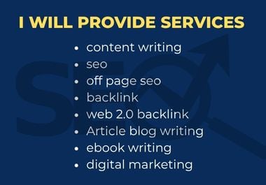 I will write SEO optimized articles and original content on various topics