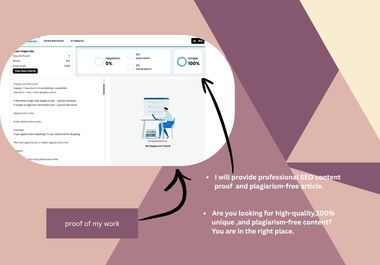 I Will Write Premium Quality SEO Article, and Web Content