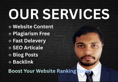 I Write High-Quality SEO Article Writing That Drives Traffic & Ranking