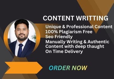 I can offered elite SEO Article Writing for Higher Google Rankings & Authority