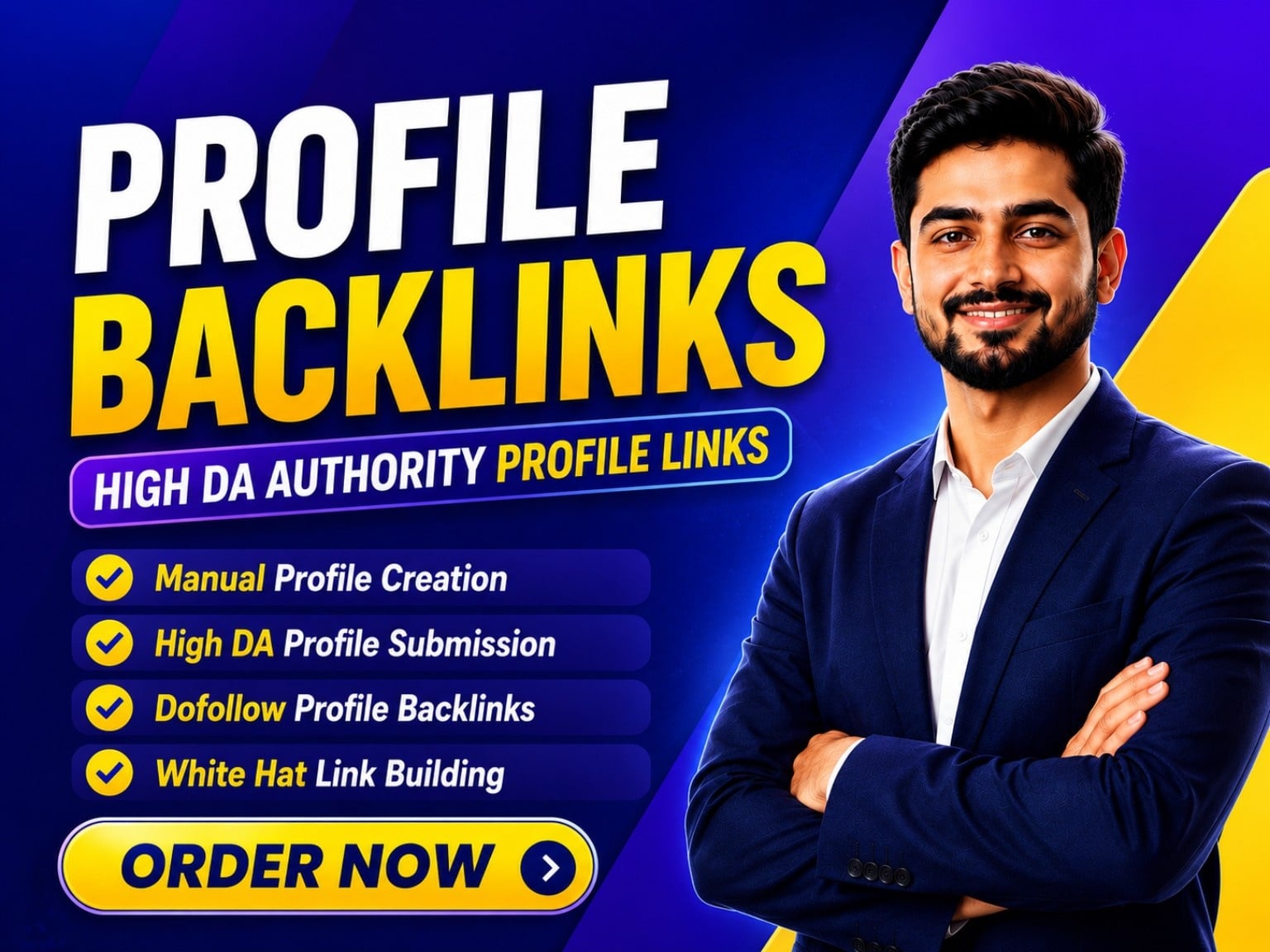 I Will Create 60 High DA Profile Backlinks for Powerful SEO Link Building