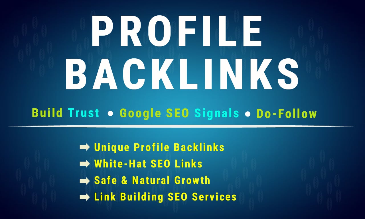 Build Manual 200 SEO Profile Backlinks for Traffic, Ranking & Link Power
