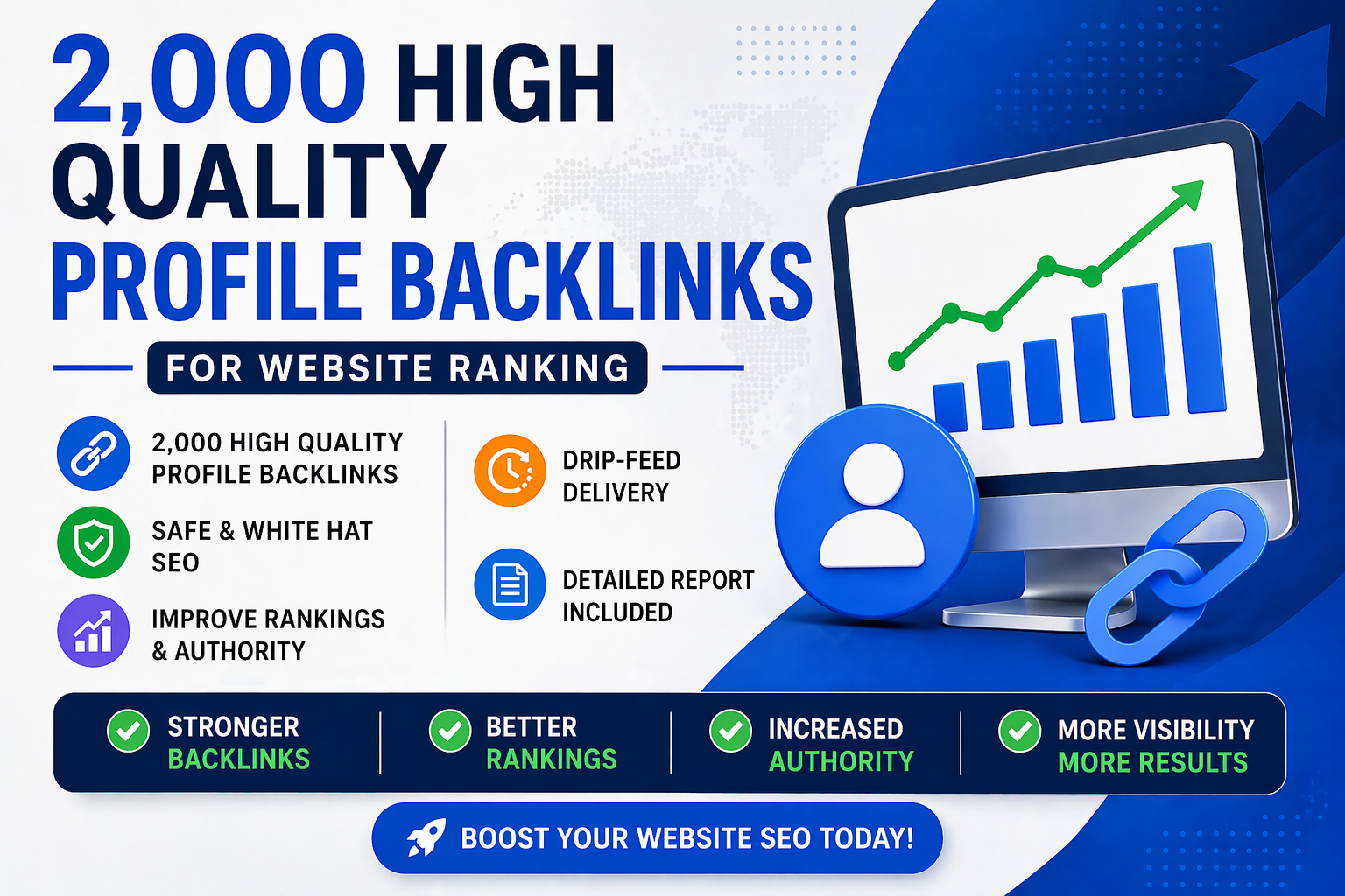 I I will Create 2,000 High Quality Profile Backlinks for Website Ranking