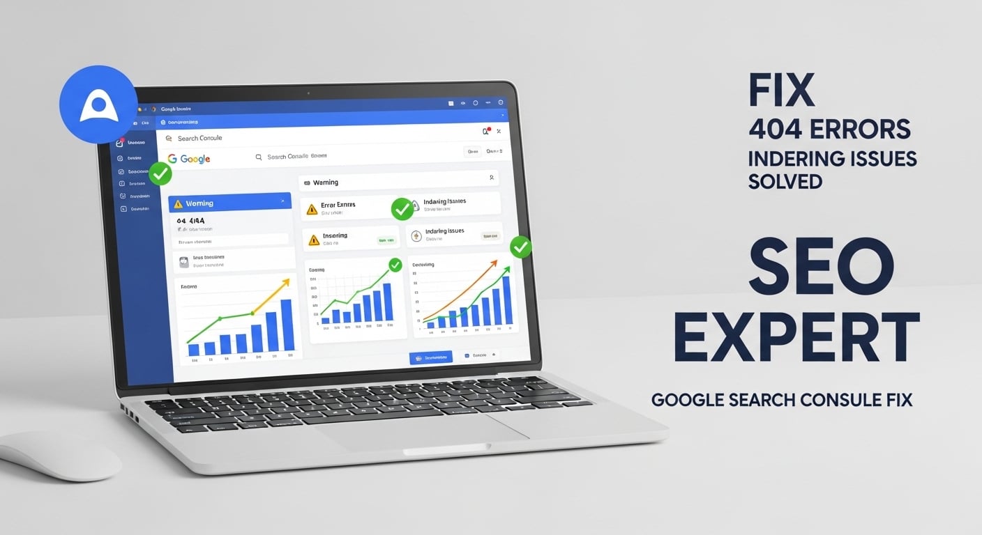 I will fix SEO issues, 404 errors, indexing problems, and Google Search Console errors
