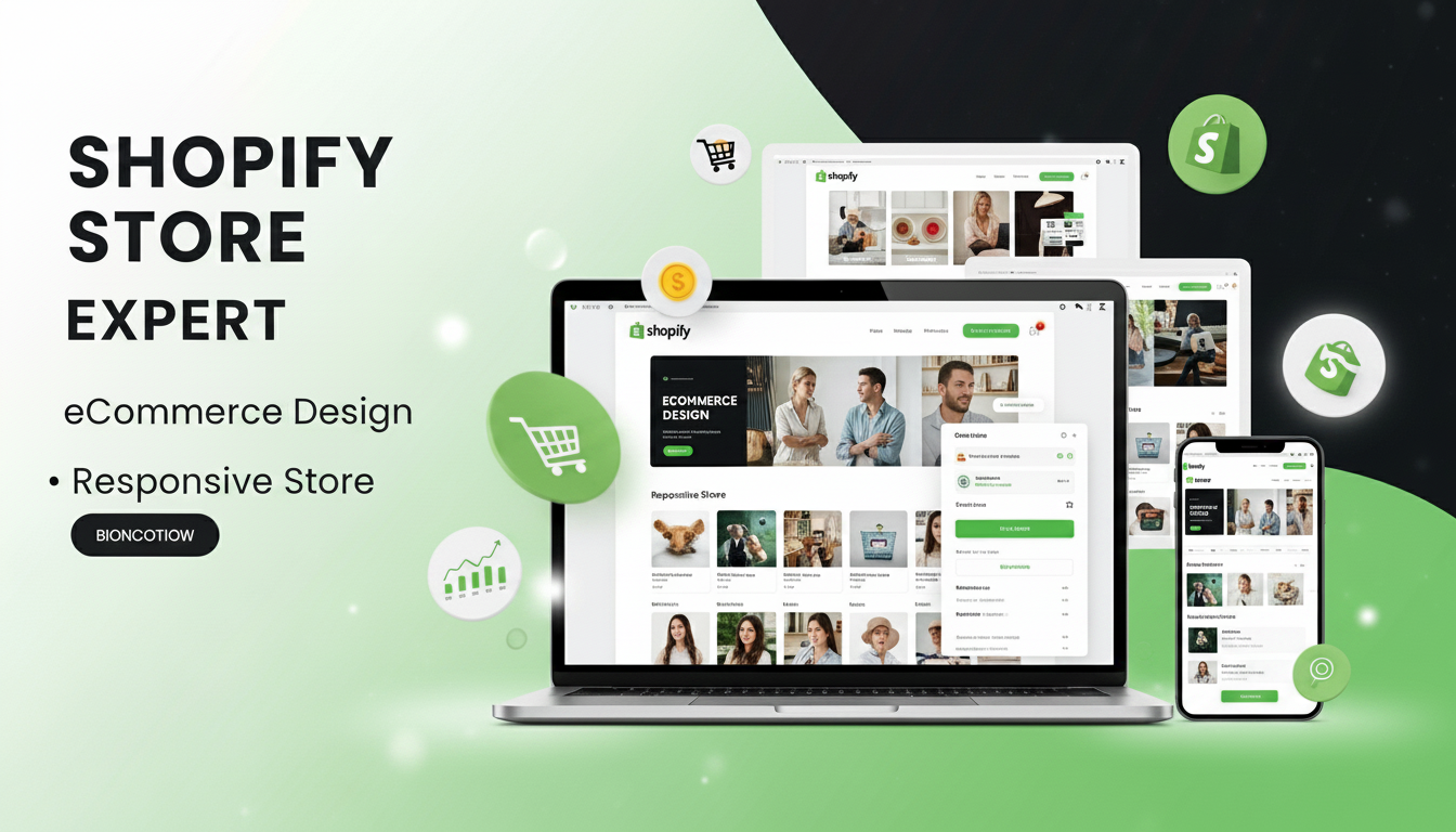 I will create a professional Shopify store, dropshipping website, and ecommerce design