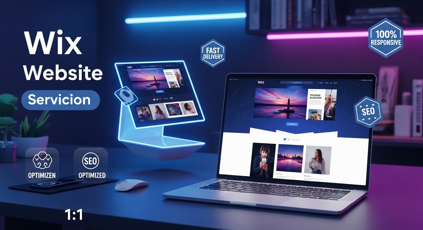 I will create a stunning Wix website, online store, and responsive business site