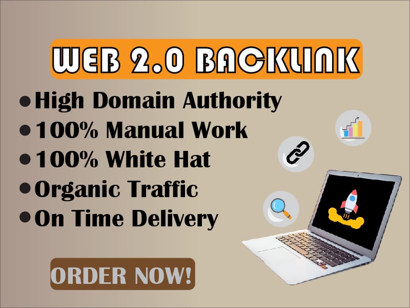 I will build 50 web 2.0 Backlinks to rank Higher