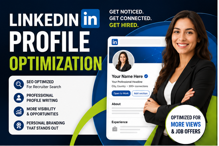 I will optimize, revamp and manage linkedin profile for career 