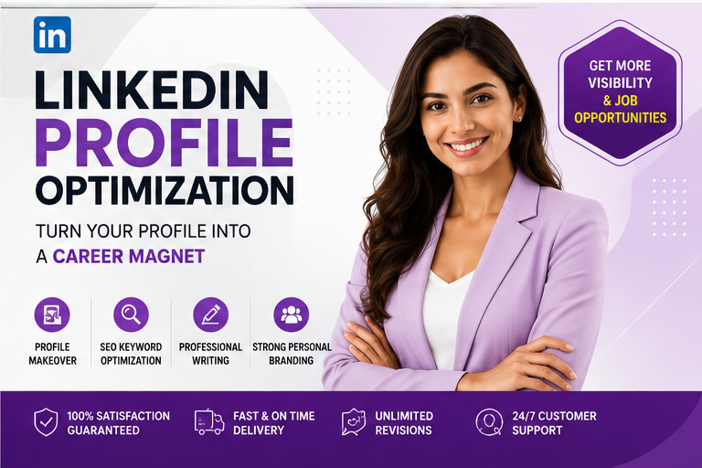 I will optimize, revamp and manage linkedin profile for career 