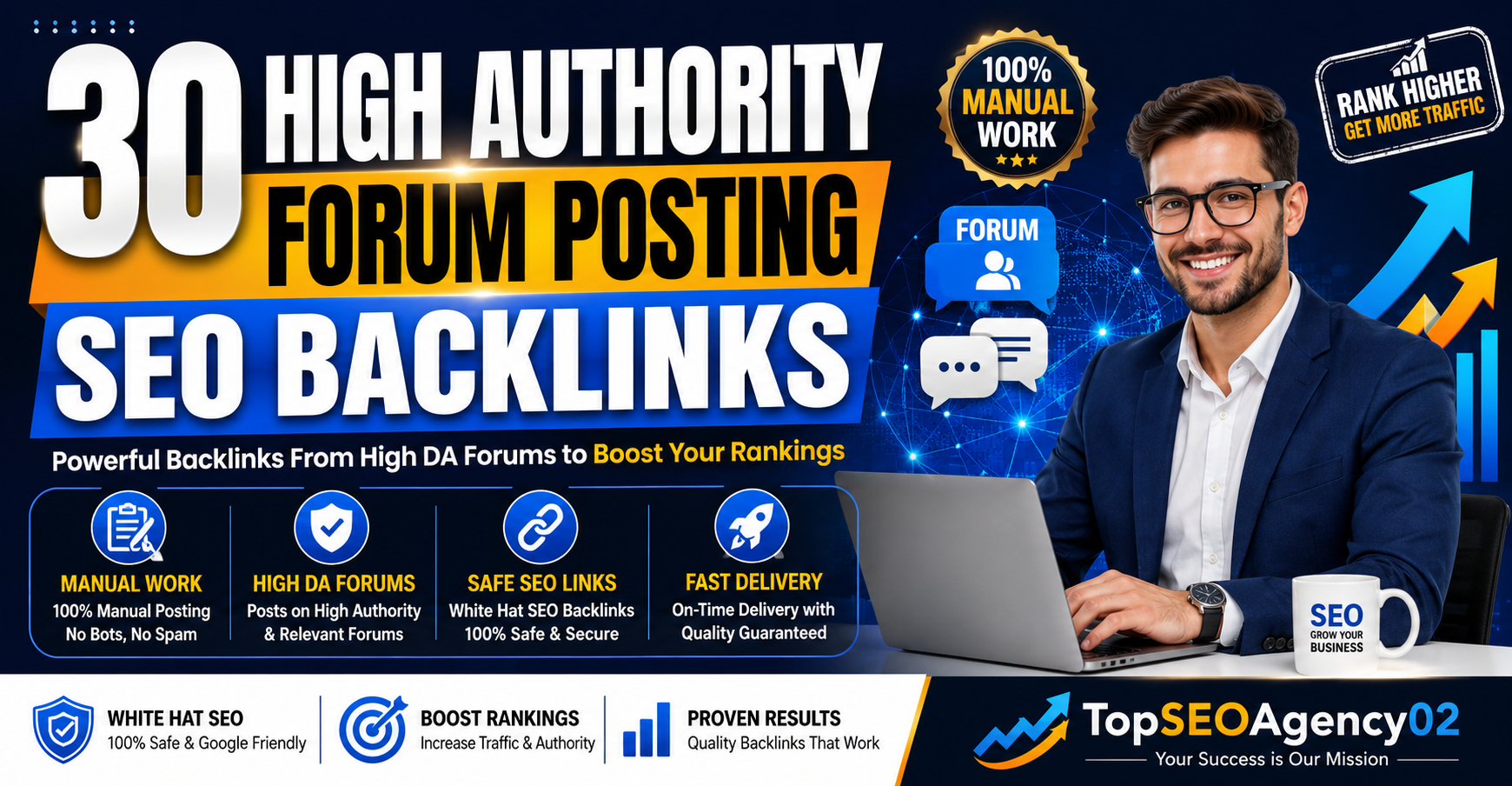 I Will Do 30 High Authority Forum Posting for SEO Backlinks