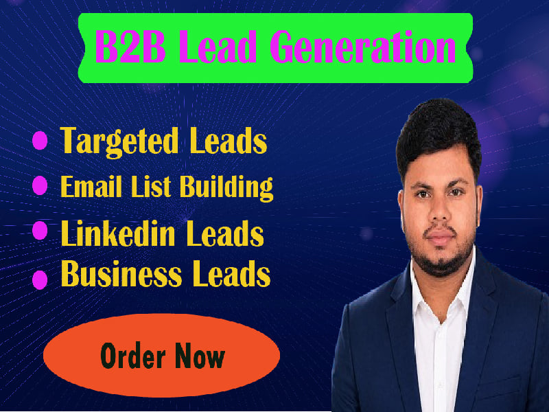 I Will Provide Targeted B2B Lead Generation with Verified Business Email Lists