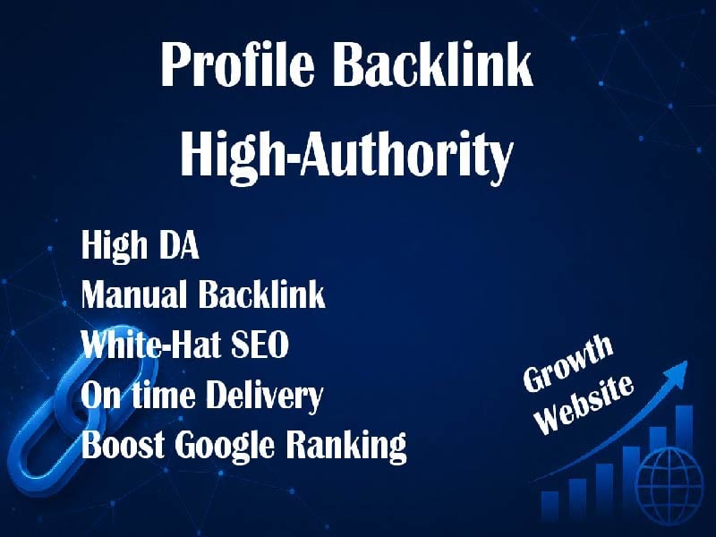 Get 100 powerful Profile backlink