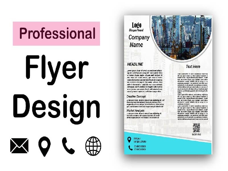 I will design a professional business flyer for your brand