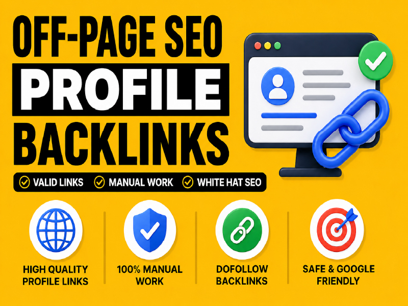 I will Create 50 Powerful White Hat Dofollow Backlinks to Dominate organic traffic