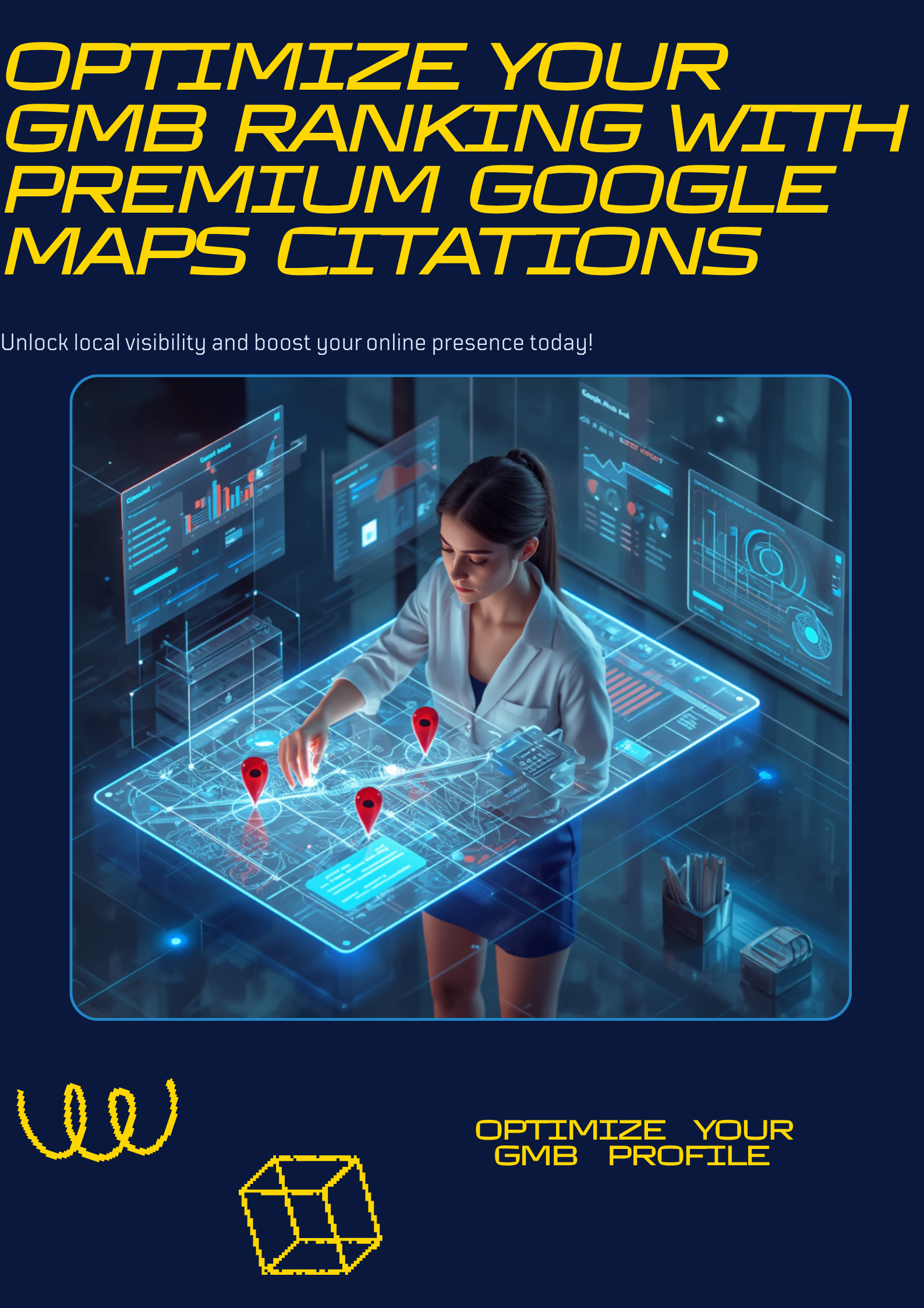 I will optimize your GMB ranking with premium Google Maps citations